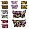 3d leopard tryckt kosmetisk väska resa bärbar digital utskrift makeup handväska handväska lagringsäckar arrangör resa påse tvättväskor rra3393