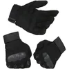 Sport utomhus Tactical Army Airsoft Shooting Bicycle Combat Fingerless paintball Hard Carbon Knuckle Full Finger Cycling Gloves2630792