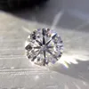 3.0~15mm Loose Moissanite 1.0ct Carat 6.5mm D Color Round Brilliant Cut VVS1 Gemstone With GRA Certificate