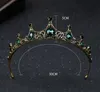 Tiara di lusso Queen Wear Crown Pageant Accessori per capelli Copricapo da sposa classico per abiti da sposa Argento oro