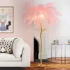 Floor Lamp Modern Luxury Tree Branch Ostrich Feather Floor Lamp High Grade Stand Light Floor Lamps For Living Room Bedroom Lamp