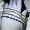 Choucong 4 kleuren tennisarmband prinses gesneden 5a kubieke zirkonia wit goud gevulde partij bruiloft armbanden voor vrouwen jewerly