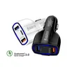 35W Snelle lading 3.0 Autolader 5 V 3.5A QC3.0 PD USB Type C Snelle opladen Dual Car Mobiele Telefoon oplader voor iPhone 11 Samsung