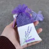 7 estilos Partys Purple Cotton Cotton Organza Lavanda Sache de Sache vazia Bag Diy Died Flor Ward Party Decoration Centerpieces Ornamento de Natal DHL