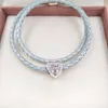 Andy Jewel authentische 925er-Sterlingsilberperlen, Dad's Love Charm, klare CZ-Charms, passend für europäische Pandora-Schmuckarmbänder und Halsketten 796458CZ