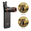 12x Telefoon Camera Lens Monoculaire Telescoop Lange Focus Lens 0.45x Groothoek Macro-lens Universeel voor mobiele telefoons Mobiele telefoons