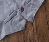 새로운 봄 가을 아기 소년 세트 신사 아이 셔츠 + 양복 조끼 + 바지 3pcs 어린이 소년 복장 의류 정장 14563