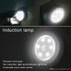 6LED PIR BODY MOTION SENSOR ACTIVEERD WAILIGE LIGHT NACHT LICHT INDUCTION LAMP CORDRIDOR KAAD LED Sensor Lichtbatterij C610