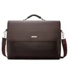 Business Men Briefcase Leather Laptop Handbag Casual Man Bag For Lawyer Shoulder Bag Male Office Tote Messenger231t