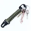 8st QingGear Handgutat Paracord Carabiner Clip Lanyard med flasköppnare Keyring för ryggsäckar Väskor Keys Pures Pants och More2960438