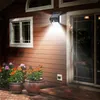 Solarleuchten Außenbewegungsmelder Lampe Wandleuchte 100LEDs Energie Straßenbeleuchtung Wasserdicht Garten Garage Hofbeleuchtung