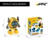 JJRC R7 Cute Transformable Robot& Whipping Top, Wind-up Toys, Walk and Combat Model, Party Christmas Kid Birthday Gift