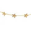 Gold Silver Star Headband Hair Jewelry Accessories Beach Summer Thin Chain Simple Women Girl Hairband Head Band