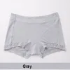 Calcinha das Mulheres Respirável Boyshorts Mulheres Underwear Algodão Lace Mid-Rise Confortável Feminino Senhoras Panty Womens Boxer Calças Calções