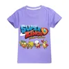 Summer Super Zings T Shirt for Teenage Boy Girl Ubrania moda Superzing Kid Cartoon Letter