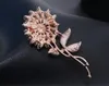 Girassol Diamante Broche alta Arquivos O broche de flor Sun