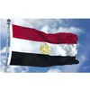 Ägypten-Flagge 90 x 150 cm, neues Polyester, bedruckt, günstiger Großhandel, 3 x 5 Länder-Nationalflaggen, hergestellt in China, kostenloser Versand