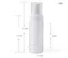 100ml 120ml plast Petion Bottle Plast Kvinnor Kosmetisk behållare Refillerbar Portable Makeup Packaging SN1341