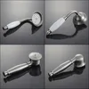 Bathroom 2 Knobs cold and Mixer Shower Combo Set 8-inch Round Rainfall Shower Head Handheld Spray Brushed Nick258H