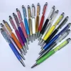 Yaratıcı Basit Stil Tükenmez Kalem Moda Okulu Büro YENİ Tasarım Büyük Gem Metal Tükenmez Kalem mürekkep Siyah Öğrenci Hediye Malzemeleri