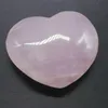 Pietre preziose Cristalli di quarzo rosa naturale Love Pietra a forma di cuore gonfia Love Healing crystal Gemstone 2019 prodotti