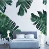 3D Wallpaper Modern Simple Banana Plant Leaf Photo Wall Murals Living Room TV Sofa Bedroom Background Art Wall Papers Home Decor