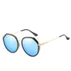 Top qualité Cat Eyes creux lunettes de soleil femmes marque designer mode grand cadre oeil de chat style creux haut protection UV lentille équipée cas 19