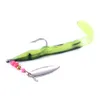 Hengjia 100PCS Pesca Lures Laser Spinner Colher Isca Artificial silicone suave Shad Jig Head Jigging iscas