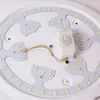 Mordern Flower Design LED Techo Controlador Remoto Dimmable Quarto Levado Lâmpada Pingente Lâmpada de Livro Luminárias Luminárias