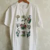 ワイルドフラワーTシャツの女性サンシャイン植物のローズ節約蜜蜂女の子ティーシャツレディーストップスフェムメ衣料品グラフィックティー女性Tシャツ