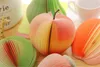 Kreativ frukt form anteckningar papper söt äpple citron päron noter jordgubbe memo paddla klibbig papper popup noter skolkontor supply gratis skepp