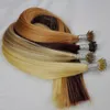 DHL FedEx Color 99J 18P60 613 12 Dubbeldragen Silk Straight Brasilian Nano Ring Hair Extensions 1g Strand 100g Lot Top Quality9091516