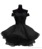 Real Po Apliques de encaje Organza vestidos cortos de fiesta de talla grande con cuentas graduación cóctel vestido de fiesta de graduación QC1400307I