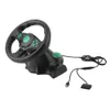 Racing Game Stuurwiel voor Xbox 360 PS2 voor PS3 Computer USB Auto Stuurwiel 180 Graden Rotatie Trillingen met Pedalen