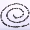Kraag Figaro Link Chain voor Mannen Zilver Goud Zwart 316L Rvs Ketting 5mm 18-30 inch Heren Hip Hop Sieraden N505