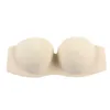 Fashion-Sexy Self Adhesive Magic Push Up Bra Strapless Invisible Bras Side Closure Bras Cup B 2 Colors Black Flesh