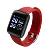 116 Plus Smart Watch Armband Sport Fitness Blutdruck Herzfrequenzmeldung Reminder -Schrittzähler D13 Smart Watch Armband H7596824