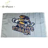 ECHL GREENVILLE Bataklık Tavşan Bayrak 3 * 5ft (90 cm * 150 cm) Polyester Afiş Dekorasyon Uçan Ev Bahçe Şenlikli Hediyeler