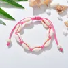 Hawaii Style Bohemian Shell Bracelet Hand-Wovent Beach Barefoot Bracelet Anklets Handmade Bracelets Women Girls Jewelry Christmas Gift M161