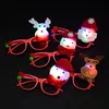Nieuwe Fairy Lights Santa Hats met verlichte hoofdbanden Kinderhoofdbanden Antlers Plastic Speelgoed Kerstfeest Decoraties Geschenken