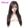 Lace Frontal Human Hair Wigs With Baby Hair 10-26inch Body Wave Natural Color 150% Density