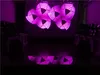 New Lyre LED SPOT движущиеся головы 100W белый 4x10W RGBW 2in1 Мини Светодиодный движущийся головной свет для дискотеки / бар / кТВ / свадебные шоу