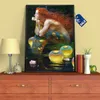 Pintura Waterhouse Redhead da sereia HD Imprimir Escritório Decor Wall Art Canvas tela emoldurada - pronto para pendurar - Suporte Personalização