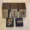 Men Animal Designers Short Wallet Leather Black Snake Tiger Bee Wallets Women Long Style luxurys Purse Wallet Card Holders With Gift Box