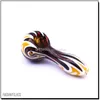 4 inches Glass Smoking pipe stripes Manufacture and beautifully hand crafted,spoon pipes Made of high quality