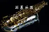 Yanagisawa wo37 alto eb mässing saxofon musikinstrument nickel silverpläterad yta guldlack nyckel e platt ny ankomst sax med fall