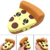 Bonito Pizza Lento Rising Squeeze Descompressão Crianças Brinquedos Dos Desenhos Animados Apaziguador do esforço Brinquedos Crianças Smooshy Mushy Brinquedos