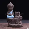 Lotus Backflow Buddhist Kadzidło Little Monk Comber Ceramiczny Backflow Kadzidło Uchwyt Palnik Aromaterapia Dym Backflow Stick Kadzidło Uchwyt