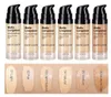 Professionelles Make-up-Set, matte Grundierung, Grundierung, Basis, Make-up-Set, Ölkontrolle, Poren, flüssige Creme, Marken-Kosmetikquaste