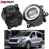 2pcs / pair (vänster + höger) Angel Eye Led Dimljus för Peugeot Partner Tepee 2008-2017 för Peugeot 307 Sedan 307 CC 307 Estate